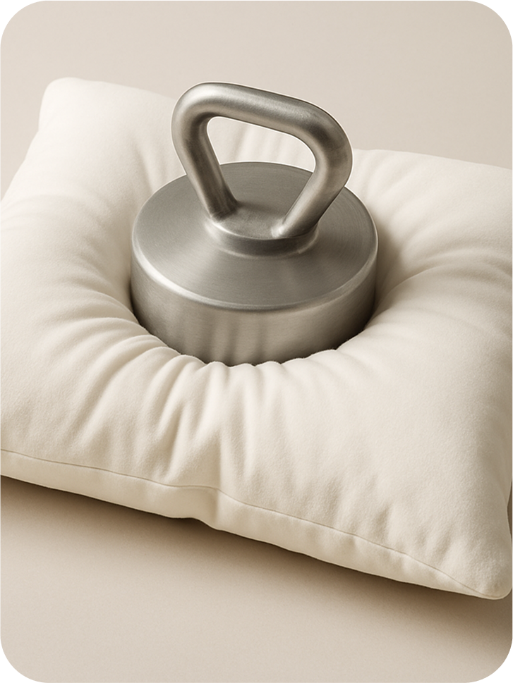 Teures Kissen mit wenig ergonomischen Vorteilen