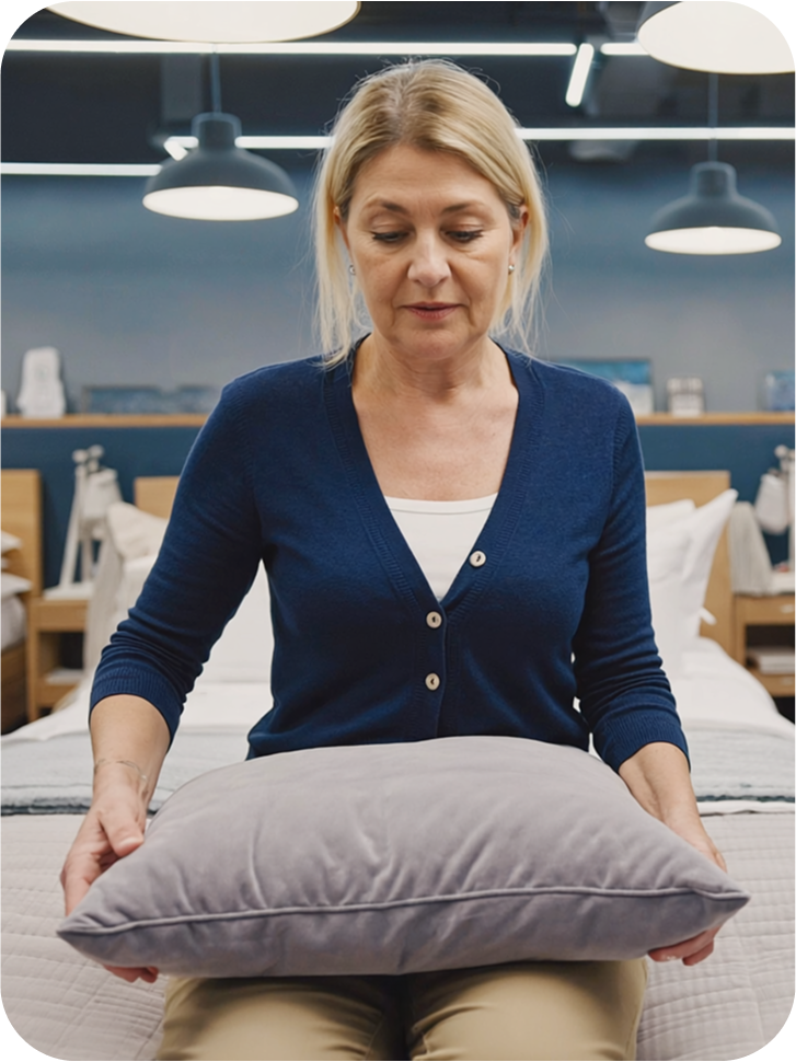 Teures Kissen mit wenig ergonomischen Vorteilen